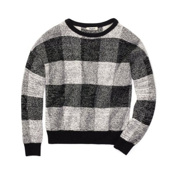 ARITZIA TNA Plaid Pullover Sweatshirt - Picture 2 of 5